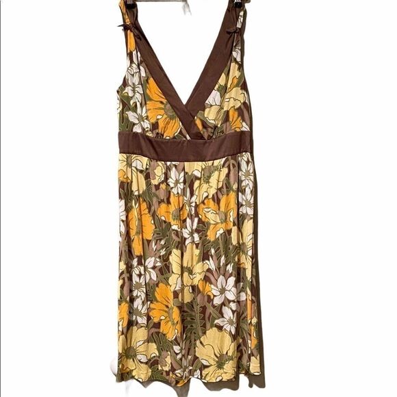 Tommy Bahama 100% Silk Floral Sleeveless Dress 6 - Picture 1 of 9
